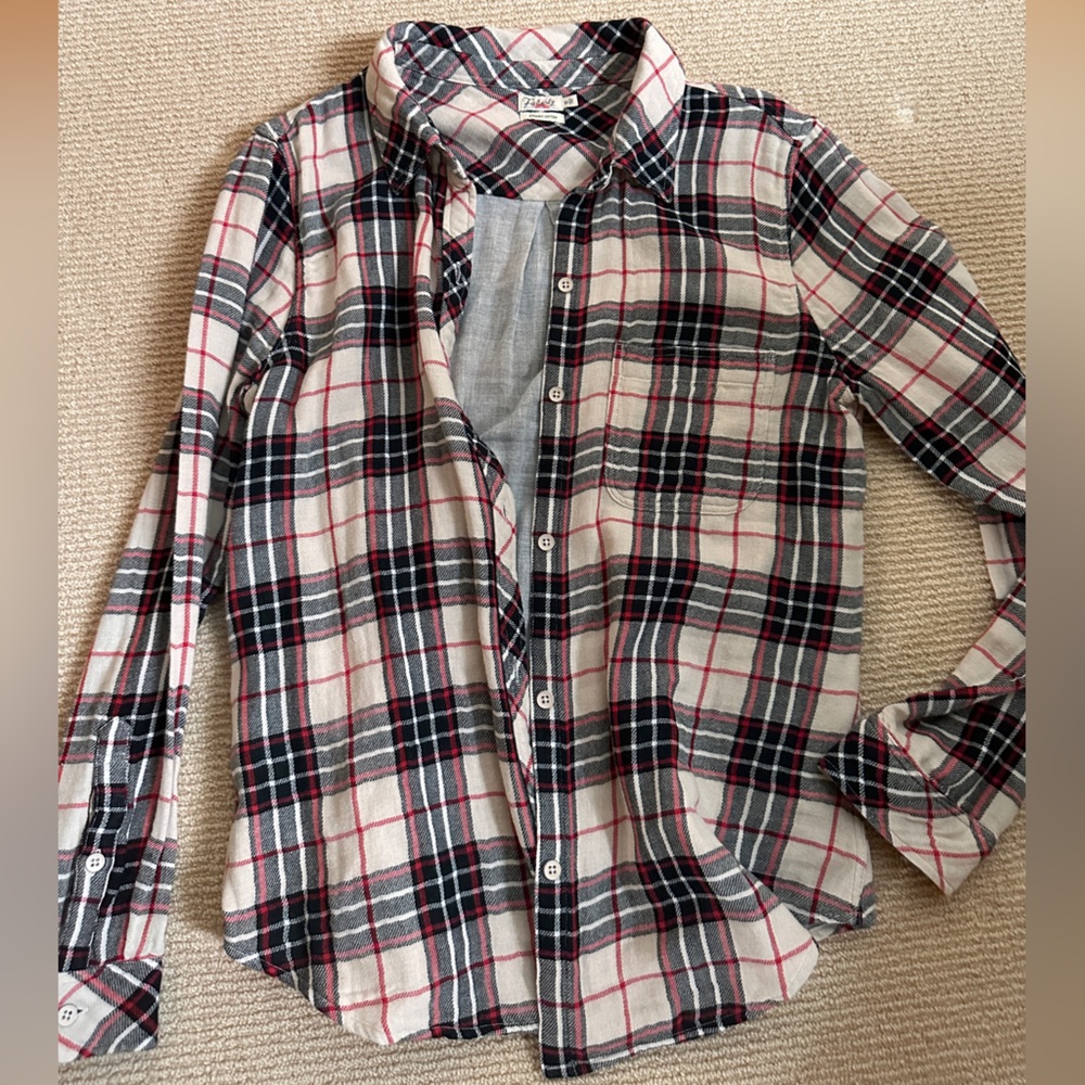 Faherty organic cotton flannel shirt
